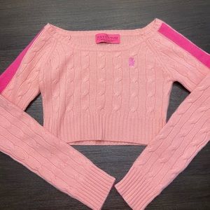 Juicy Couture cashmere crop sweater
